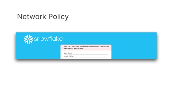 חסימת סנופלייק מ-IP ארגוני