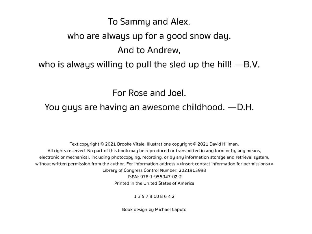 Book Dedication Page | Dedication Page Example | Children's Book Dedication Page