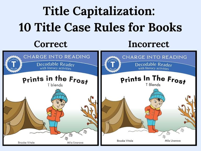 Title Capitalization: 10 Title Case Rules for Books