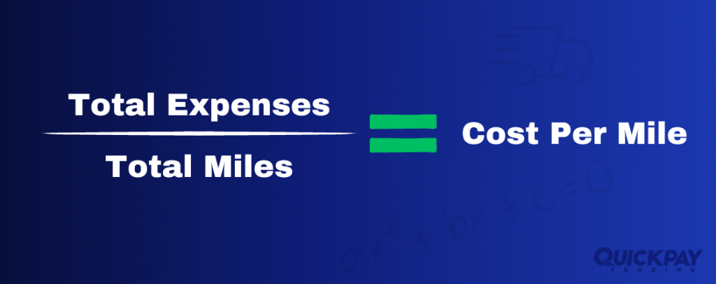 How to Calculate Cost Per Mile