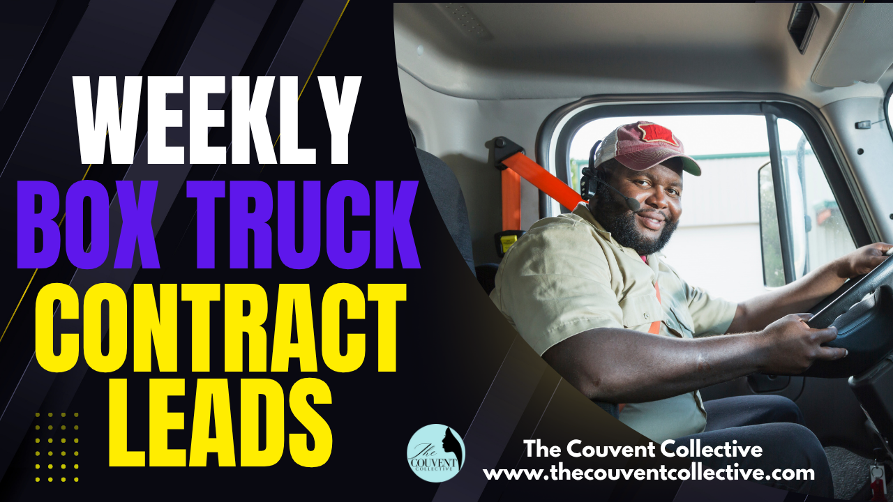 26' BOX TRUCK INDEPENDENT CONTRACTOR OPPORTUNITIES - ALL STATES - October 1, 2025