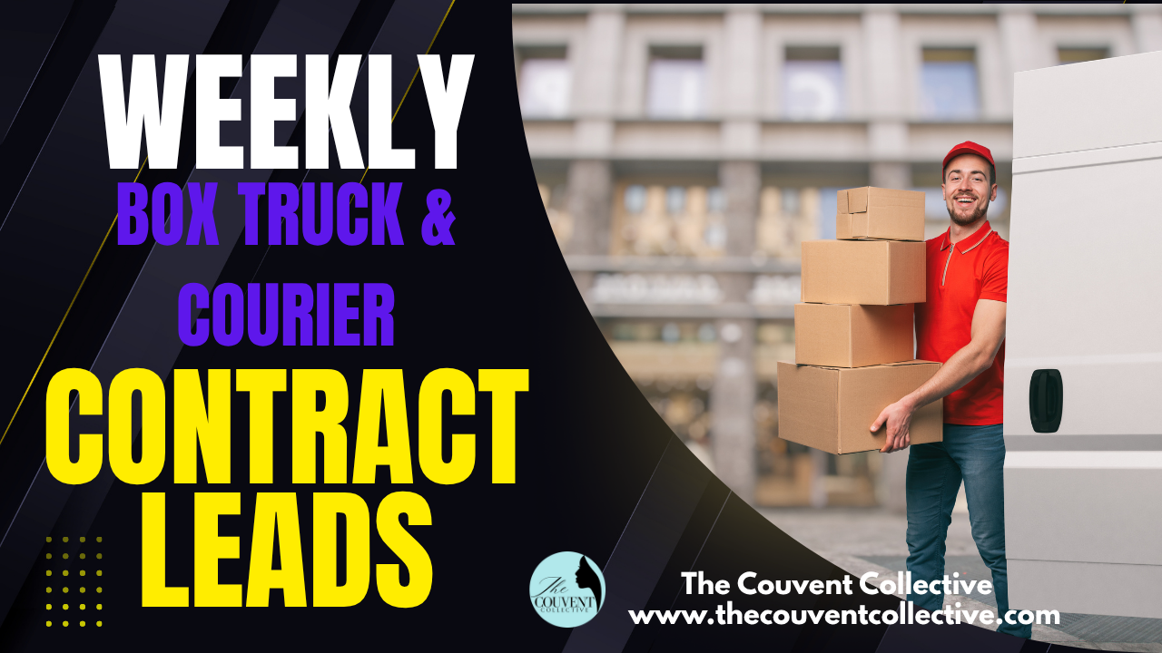BOX TRUCK & COURIER VAN CONTRACT OPPORTUNITIES REPORT