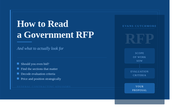 How to Read and Respond to a Government RFP (And What to Actually Look For)