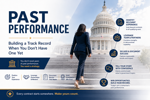 The Federal Contracting Pipeline Part 7 of 8 | Past Performance - Building a Track Record When You Don't Have One Yet