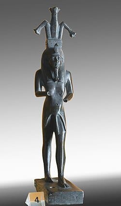  Bronze statue of the Egyptian god Hapi, personification of the Nile’s annual flood and fertility