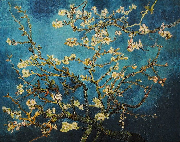 Vincent van Gogh’s Almond Blossom, symbolizing renewal, inheritance, and the continuation of life, held at the Van Gogh Museum