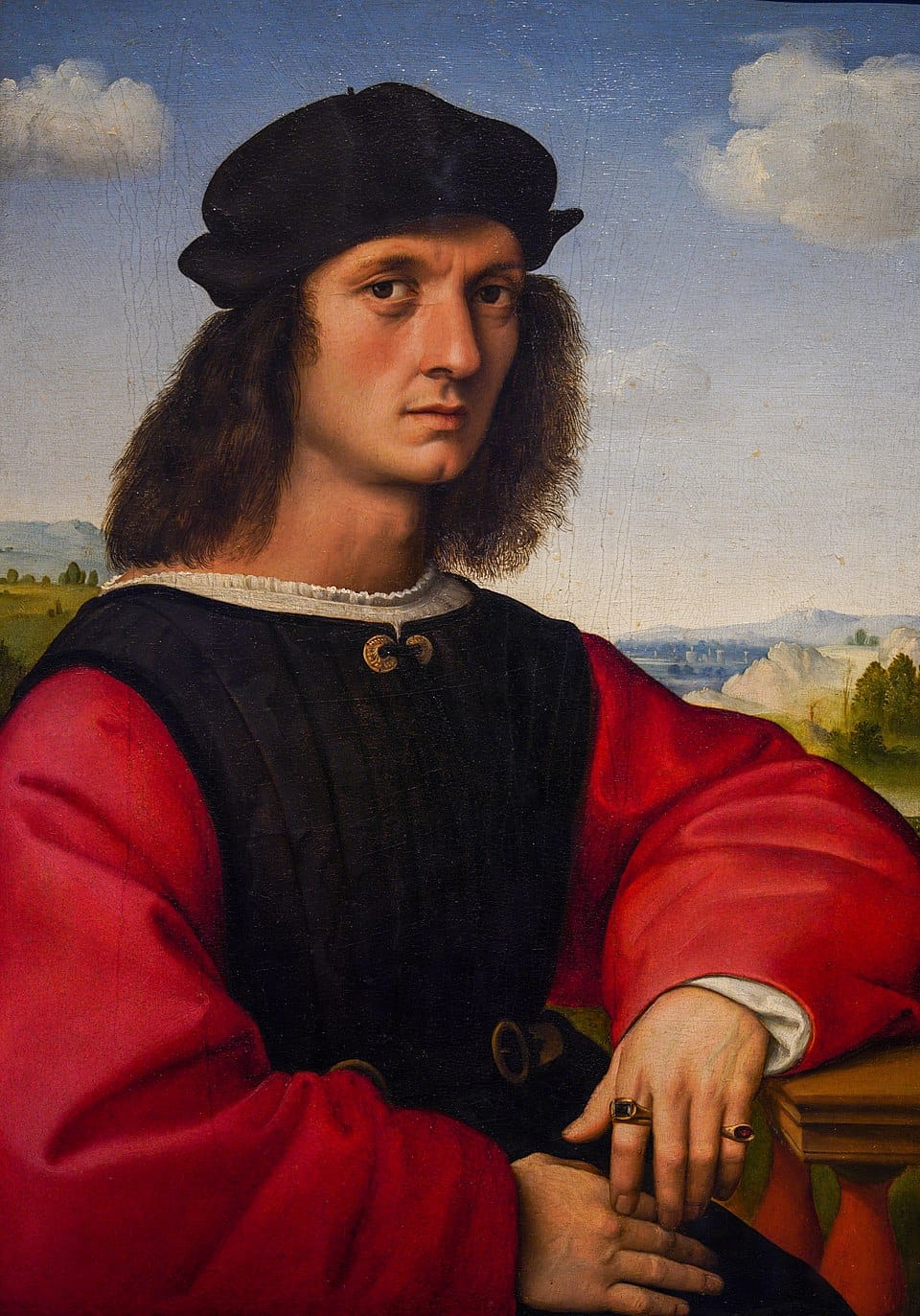 Raphael Portrait of Agnolo Doni symbolizing structured self-concept and identity architecture