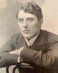 Vintage black and white portrait of Cheiro, born William John Warner, the Irish palmist who systematized modern Western palmistry in the late nineteenth century and read the hands of Mark Twain, Oscar Wilde, and Sarah Bernhardt