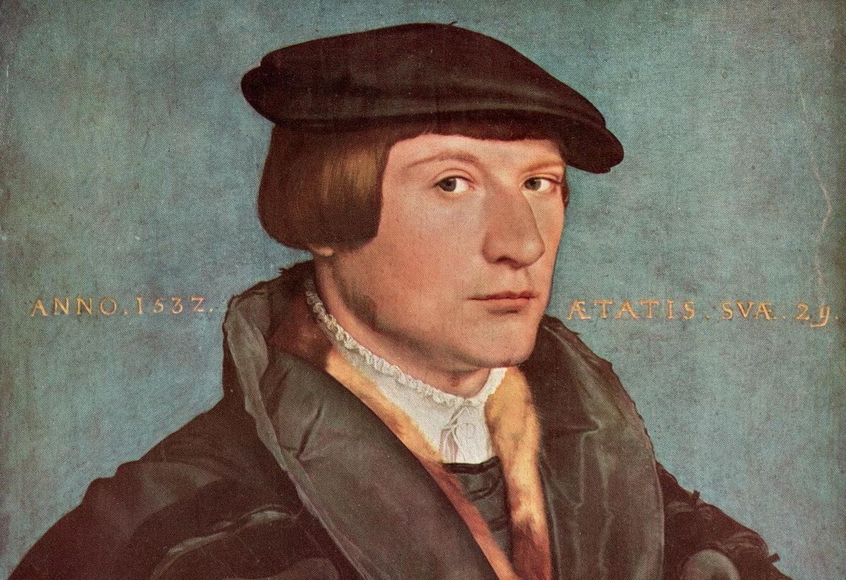 Hans Holbein the Younger Hermann von Wedigh III 1532 Northern Renaissance portrait of controlled identity and structural presence