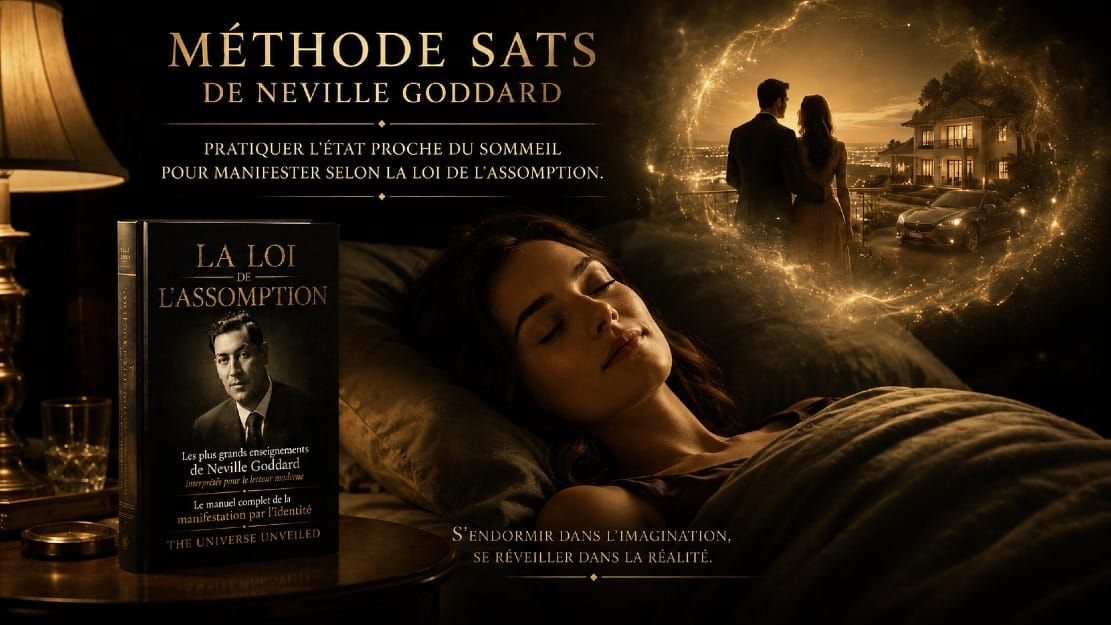 Méthode SATS de Neville Goddard : pratiquer l'état proche du sommeil pour manifester selon la Loi de l'Assomption