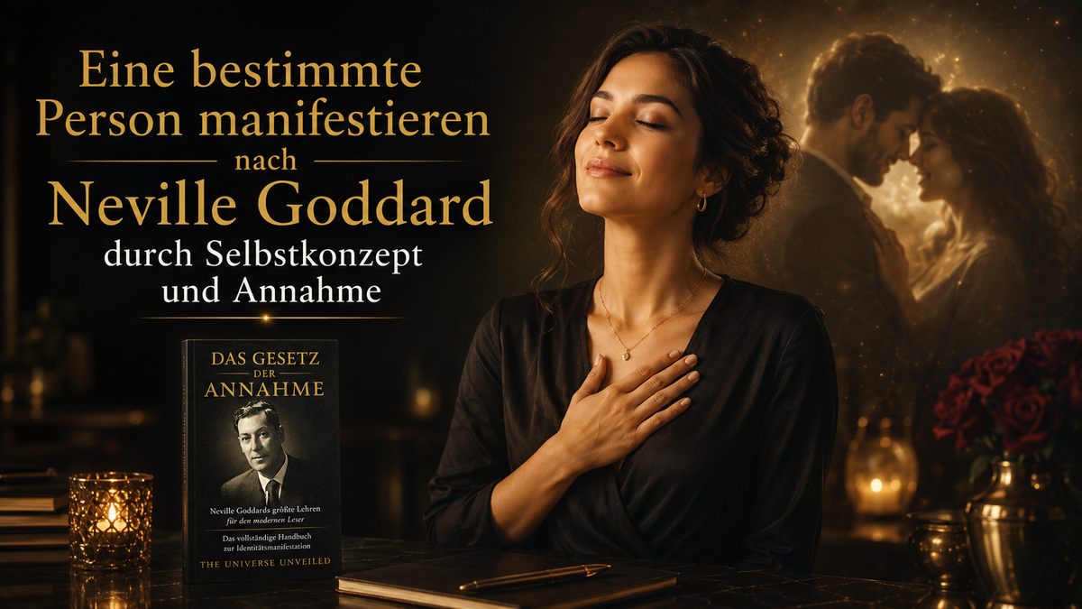 Eine bestimmte Person manifestieren nach Neville Goddard durch Selbstkonzept und Annahme