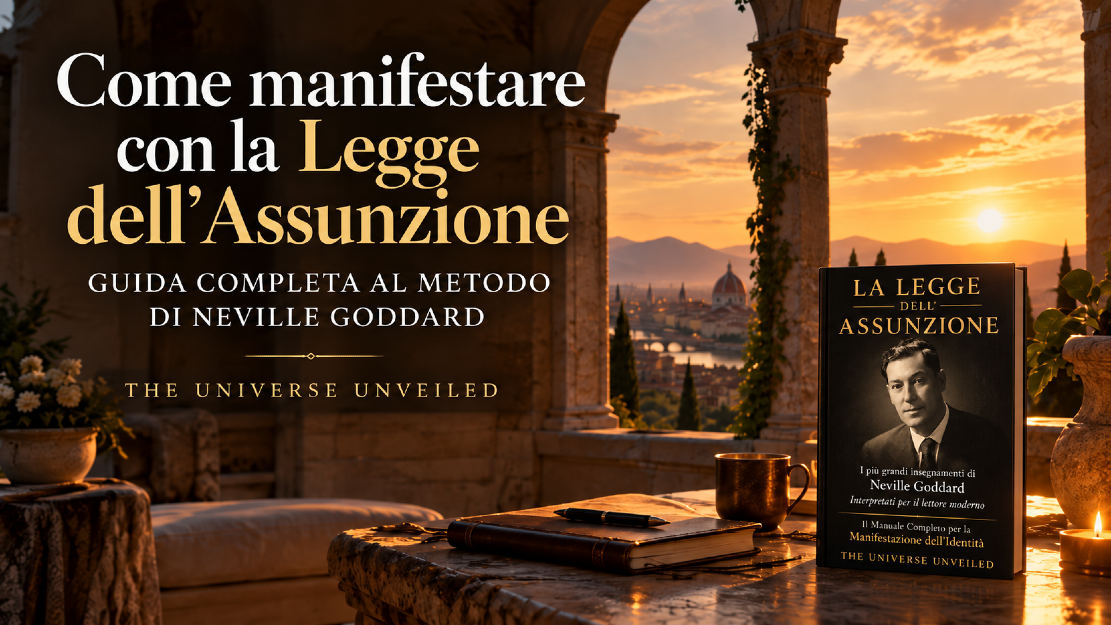 Come manifestare con la Legge dell'Assunzione: guida completa al metodo di Neville Goddard, The Universe Unveiled