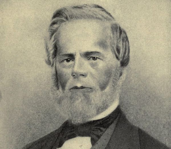 Portrait of Phineas Parkhurst Quimby, 19th-century mind cure healer whose ideas influenced New Thought and manifestation philosophy
