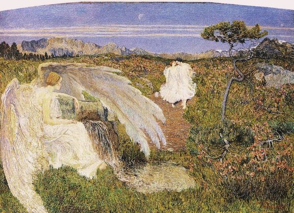 Giovanni Segantini Love at the Fountain of Life painting symbolizing nervous system safety and the ability to receive abundance in manifestation