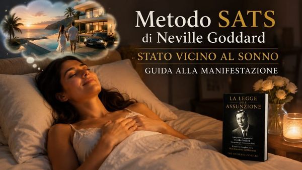 Metodo SATS di Neville Goddard stato vicino al sonno guida alla manifestazione in italiano