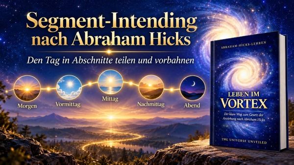 Segment-Intending nach Abraham Hicks — den Tag in Abschnitte teilen und vorbahnen