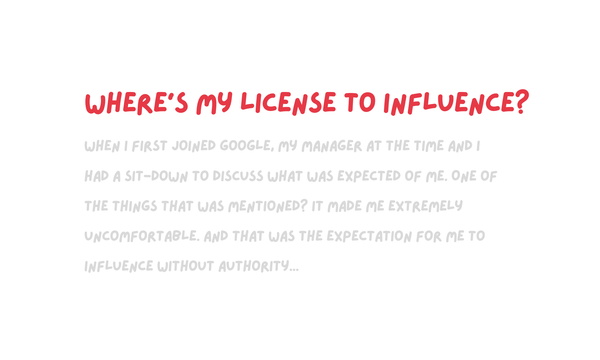 How does a junior person influence without authority?