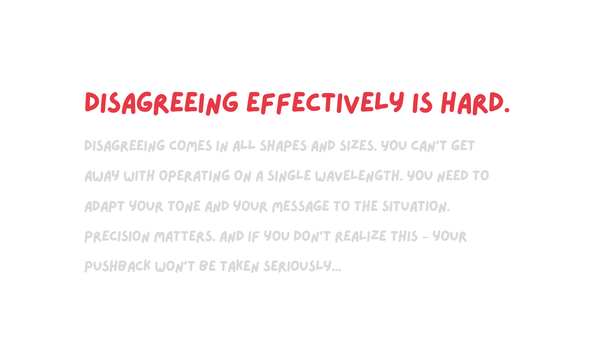 How to disagree (without being annoying)