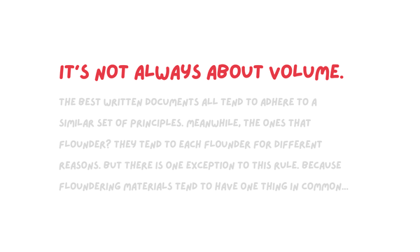 The real reason why some people's work never get read