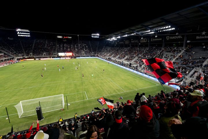 A photo from the Chico Stand at Audi Field during D.C. United's win over the Philadelphia Union.