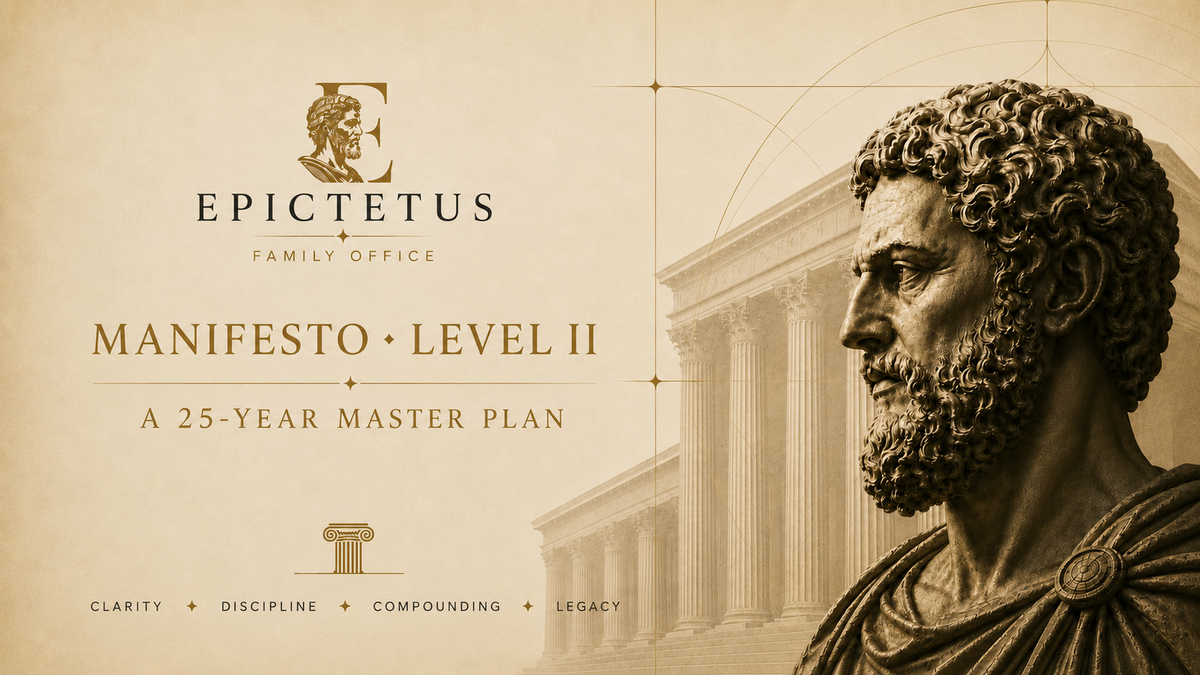 Manifesto Level II — The Master Plan