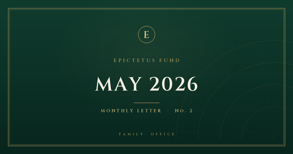Letter №2 | May 2026