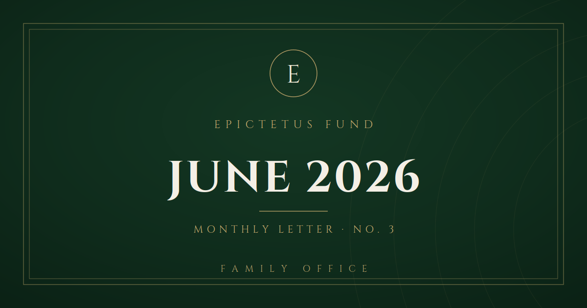 Letter №3 | June 2026