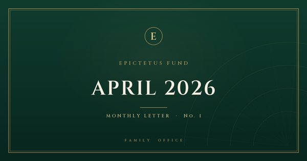 Letter №1 | April 2026