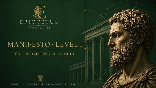 Manifesto Level I — Philosophy of choice (Epictetus). Our Mission. Scientific mindset. Fund Code