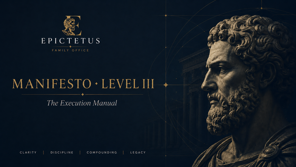 Manifesto Level III — The Execution Manual