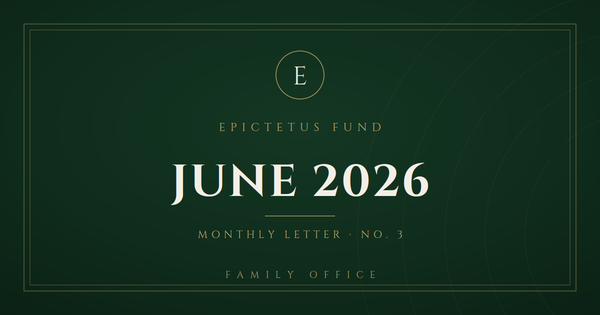 Letter №3 | June 2026