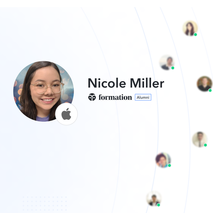 Success Story: Nicole Miller, Backend Developer at Apple
