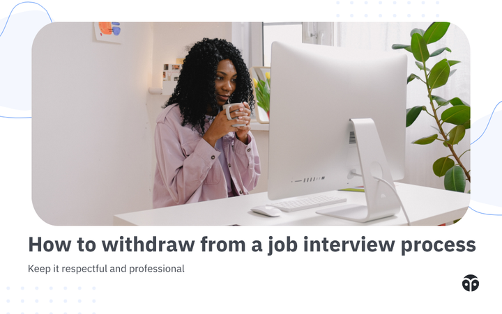 How to withdraw from a job interview process professionally