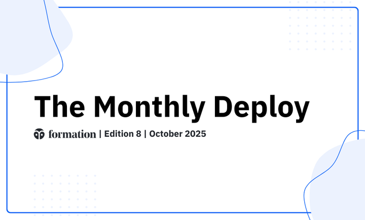 Formation Monthly Deploy: October 2025