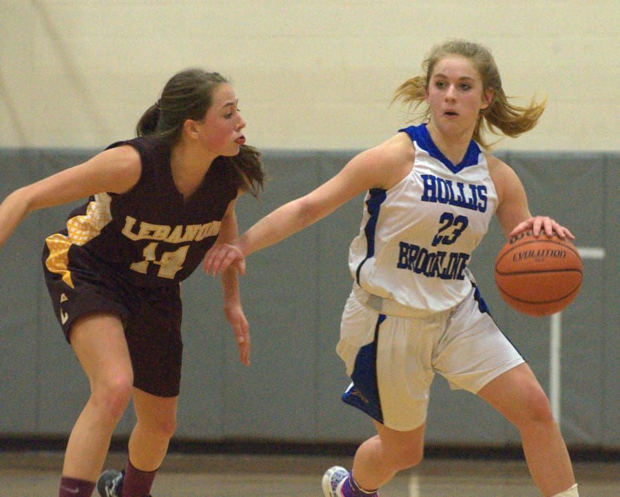 Hollis Brookline girls basketball hands Lebanon first loss