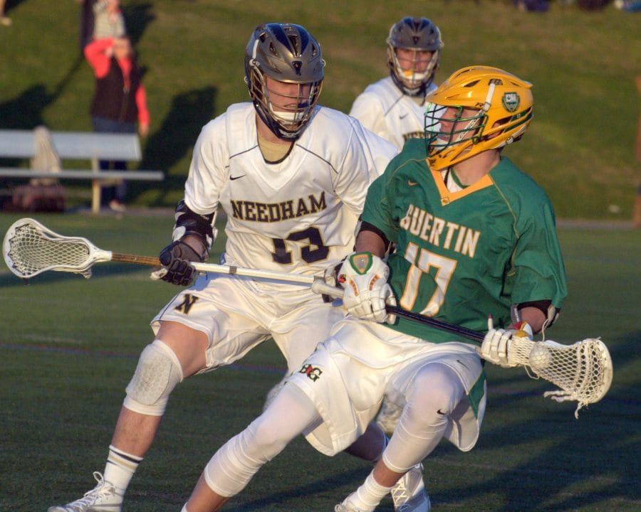Bishop Guertin boys lacrosse holds off Needham (video)