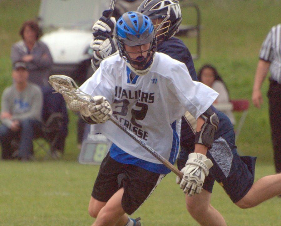 Man Down: Hollis Brookline boys lacrosse sprinting down the stretch run