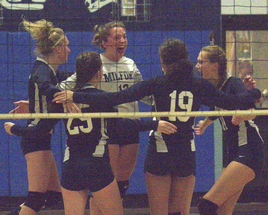 Change of command for Milford girls volleyball