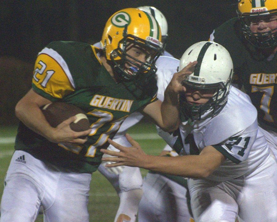 Bishop Guertin football pulls away from Dover for win