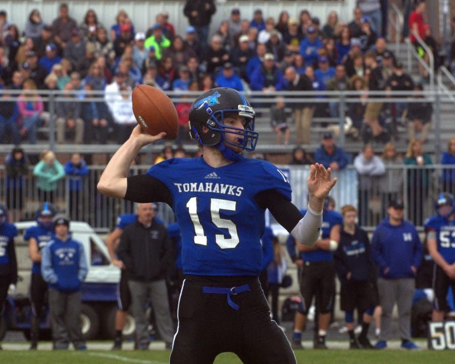 Grassini glad to get record chase over quick in Merrimack football’s playoff win