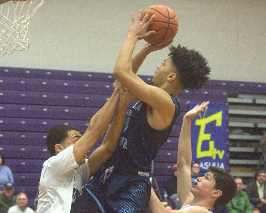 Boykin's buzzer beater gives Nashua North boys basketball win over Nashua South