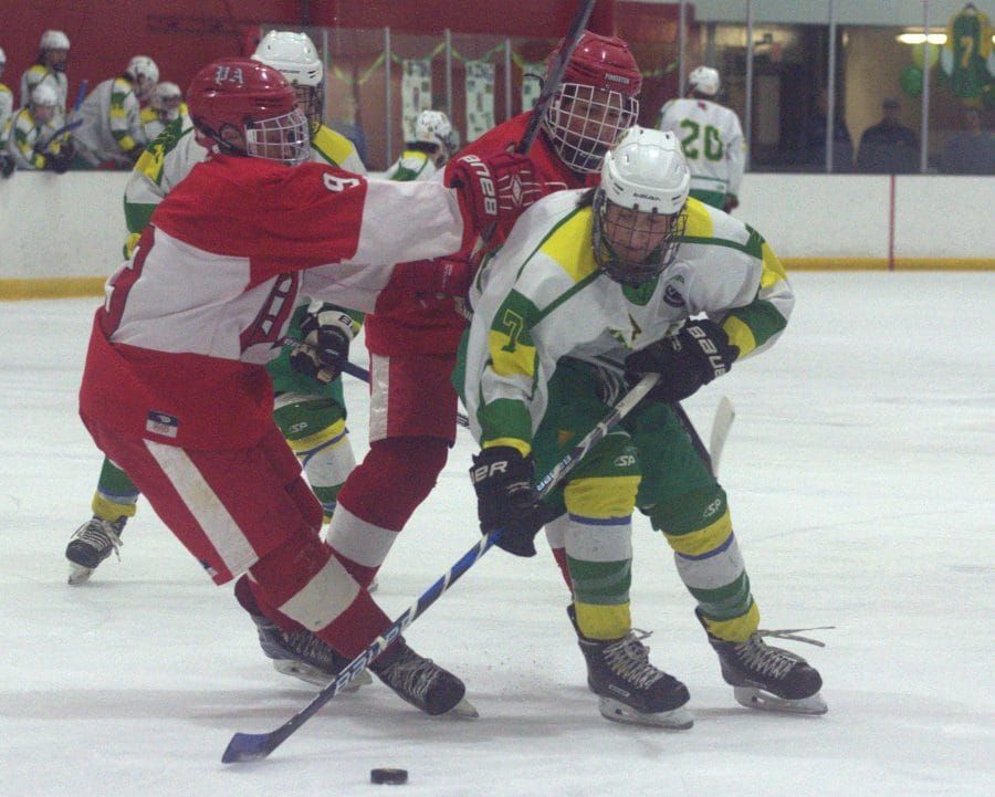 Bishop Guertin boys hockey dominates in win over Pinkerton