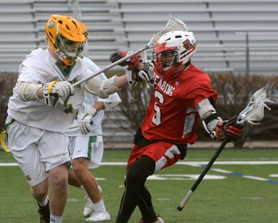 Bishop Guertin boys lacrosse rallies again to beat Reading