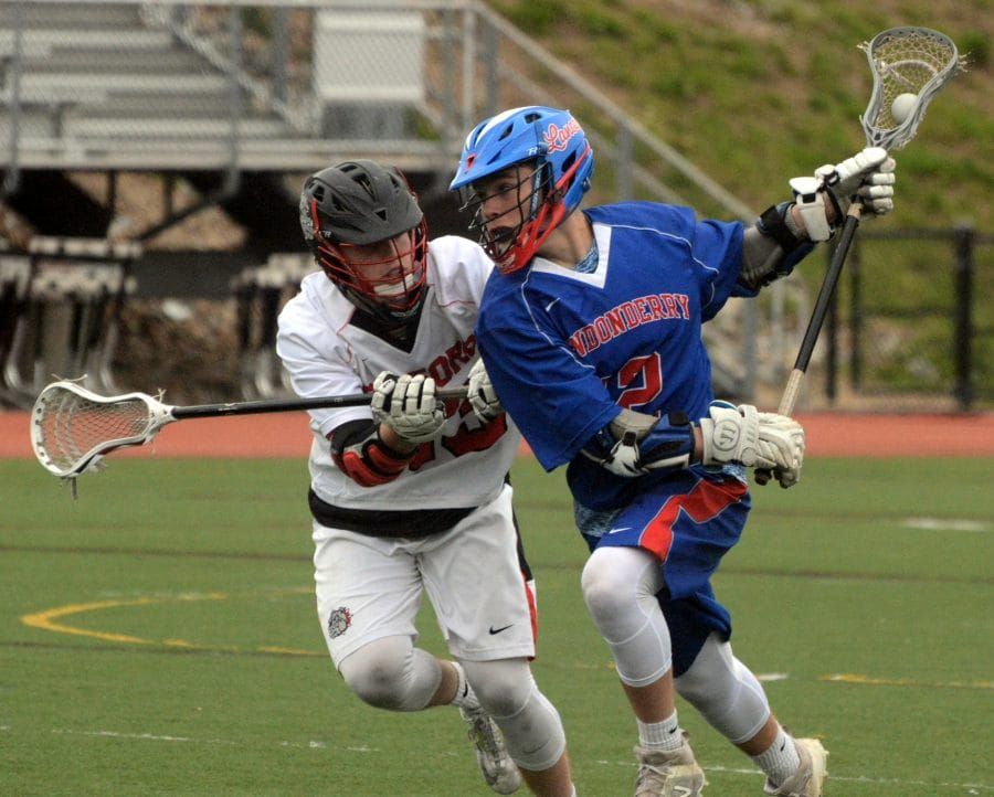 Lead proves hard to keep for Londonderry, Bedford boys lacrosse teams