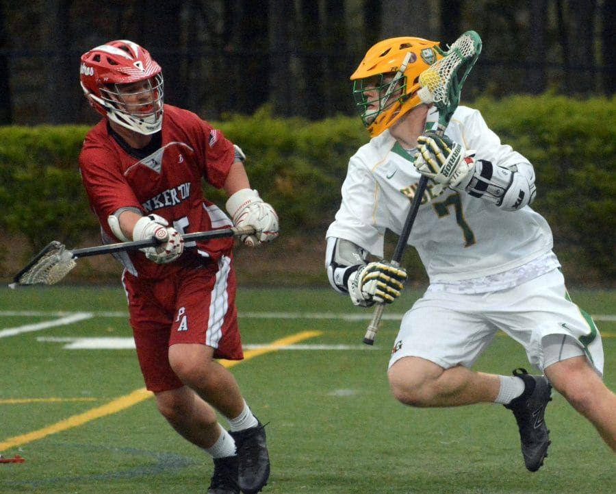 Pinkerton boys lacrosse used more than defense to slow down Bishop Guertin