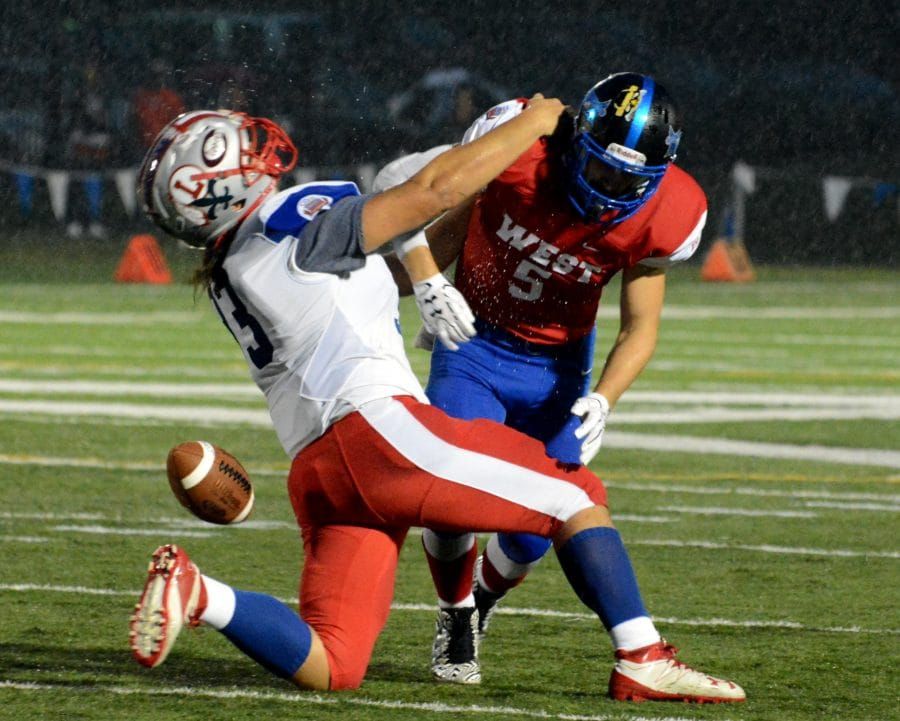 CHaD East-West All-Star Football Game suspended after multiple lightning delays