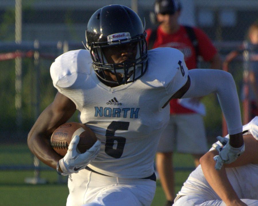 Nashua North's Jenkins looking to get the football in his hands