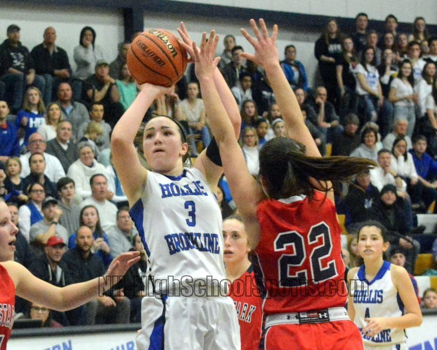 Composure, confidence helped Hollis Brookline girls basketball withstand John Stark comeback in D2 final