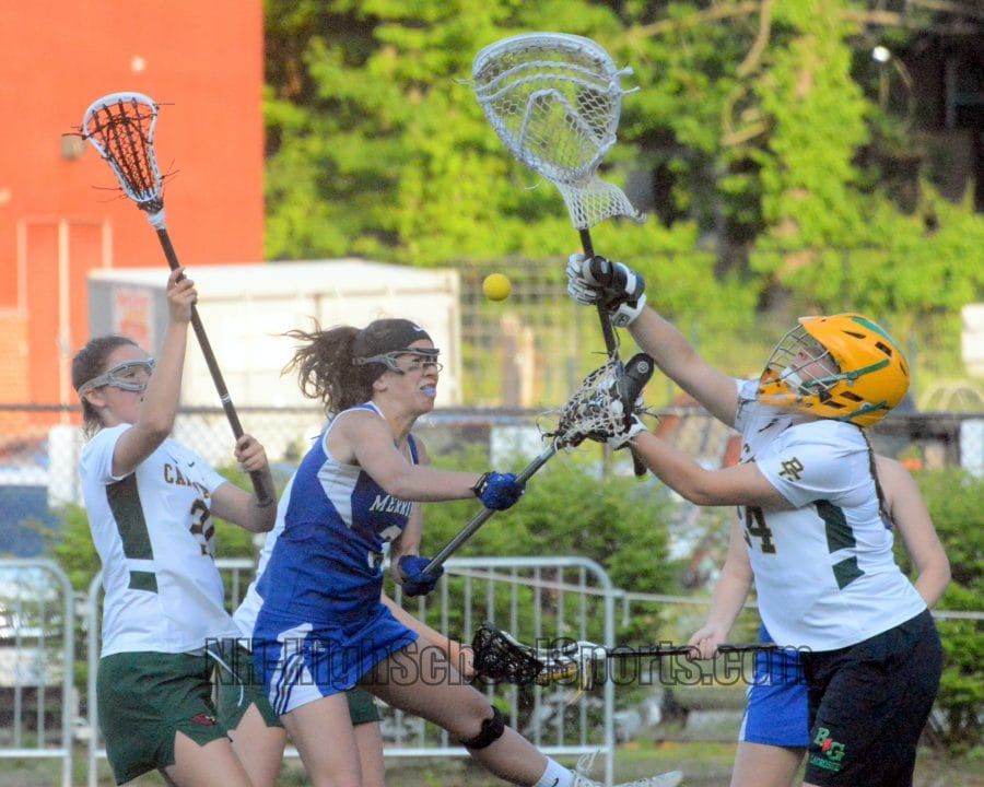 Late first-half run enough to get Bishop Guertin girls lacrosse past Merrimack in D1 quarterfinals