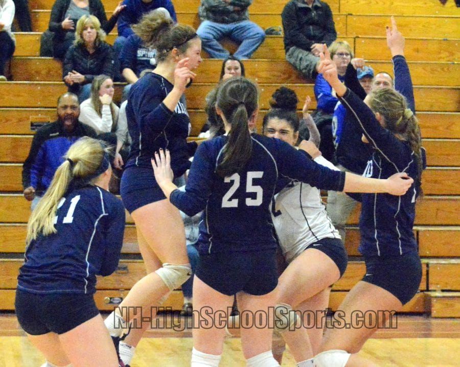 Milford slips by Oyster River to advance to D2 girls volleyball final